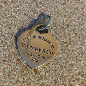 Tiffany and Co blue heart tag charm